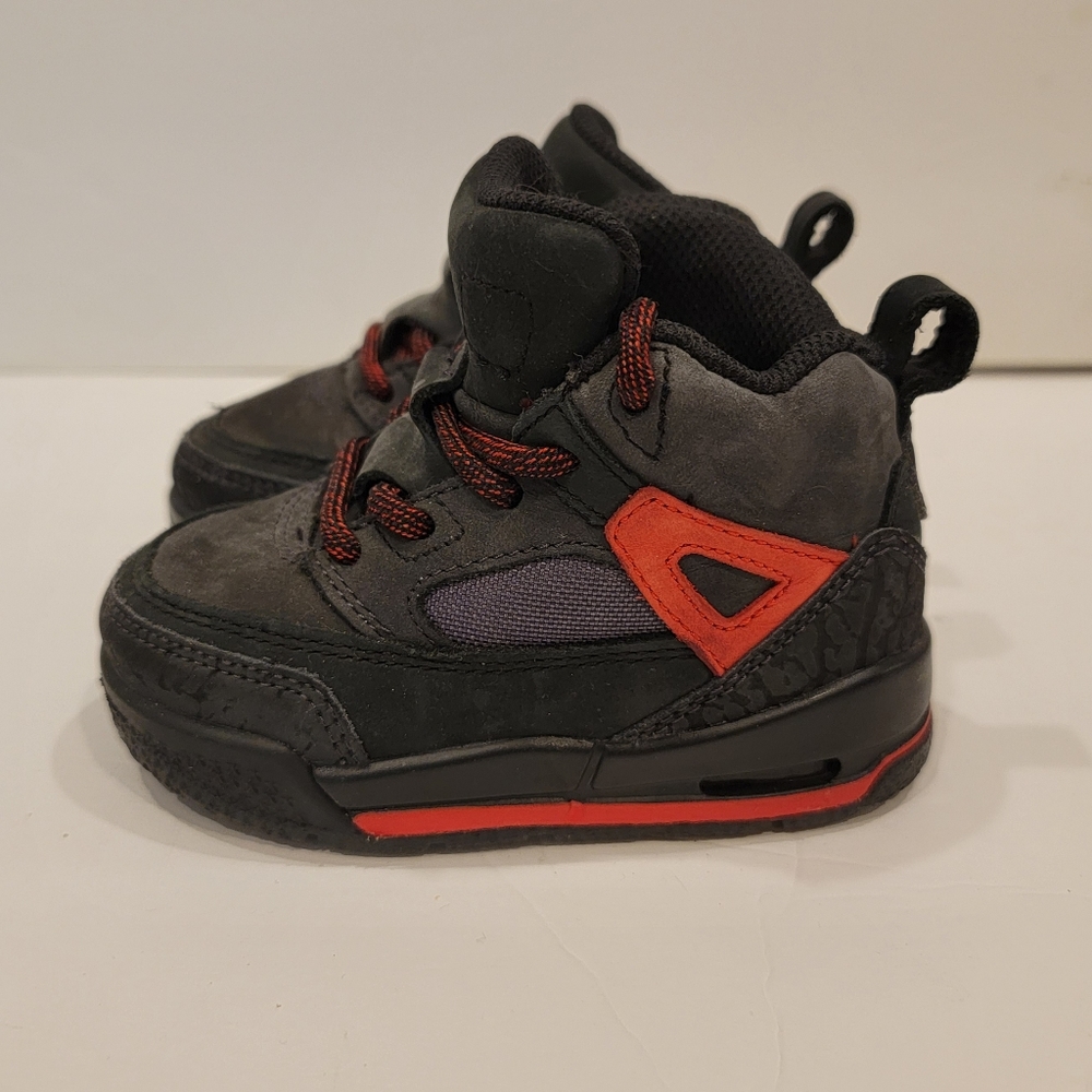 AIR Jordan Winterized Spizike TD Infants Shoes Dark Shadow Black us 5.5